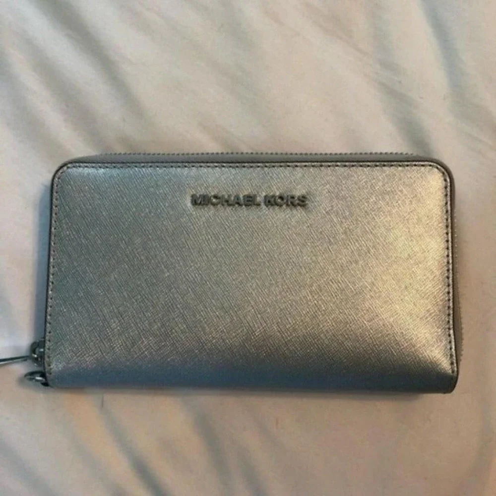 Michael-kors Women's Grey Wallet-purses